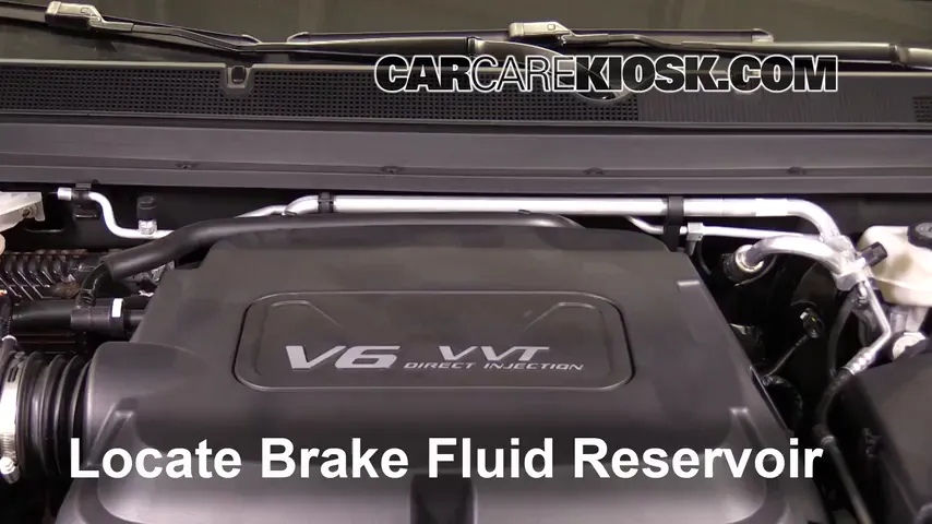 2016 GMC Canyon SLT 3.6L V6 Crew Cab Pickup Brake Fluid